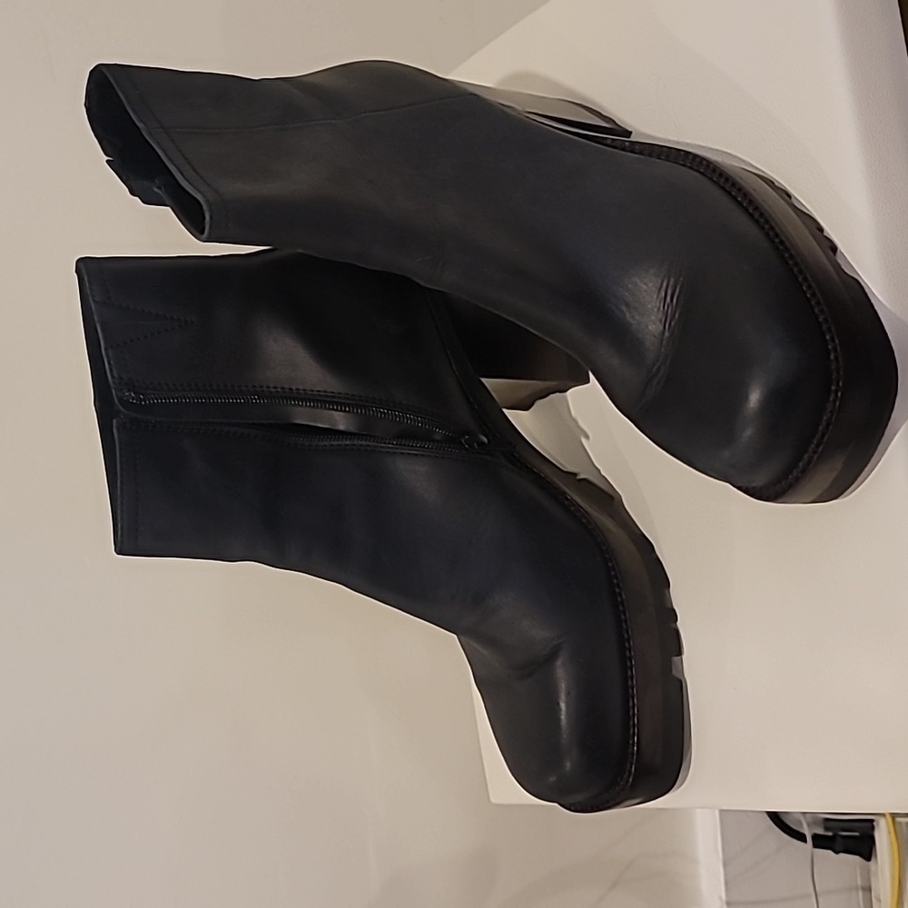 Jeffery Campbell Black Lug Boots